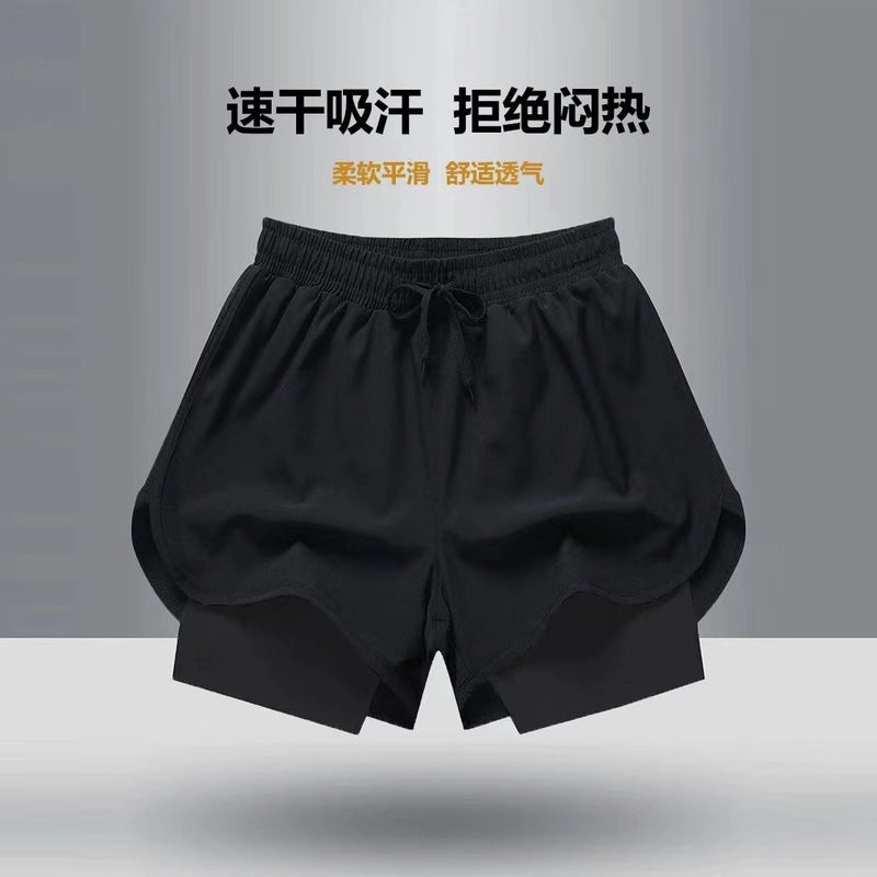 Men'S Casual Popular Pants Outdoor Sports Pants Double Shorts Muscle Fitness Swimming Trunks Sports - Image 5